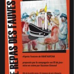 affiche theatre le repas des fauves