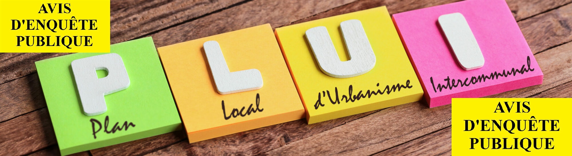 Affiche PLUI avis enquête publique