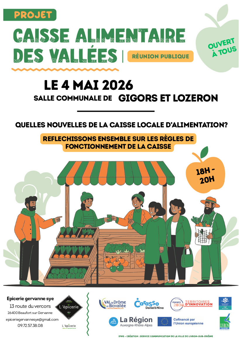 Projet de création d’une CAISSE LOCALE D’ALIMENTATION